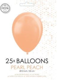 Pearl peach ballonnen