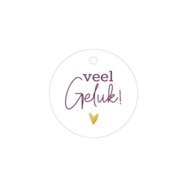Cadeaulabel: Veel geluk!
