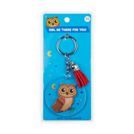 Acryl sleutelhanger: Uil