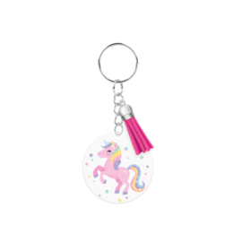 Acryl sleutelhanger: Unicorn
