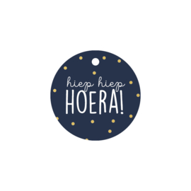 Cadeaulabel: Hiep Hiep Hoera!