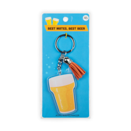 Acryl sleutelhanger: Biertje