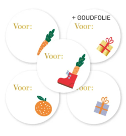 Stickerset: Voor: (sint) (5 varianten)