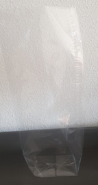 Transparante blokbodem zakje (35cm hoog)