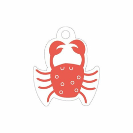 Cadeaulabel:  krab