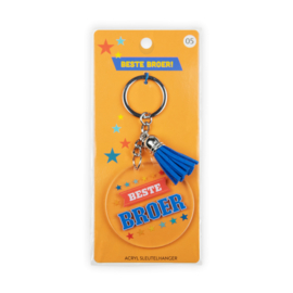 Acryl sleutelhanger: Broer