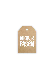 Cadeaulabel: Vrolijk Pasen