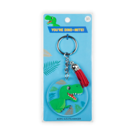 Acryl sleutelhanger: Dino