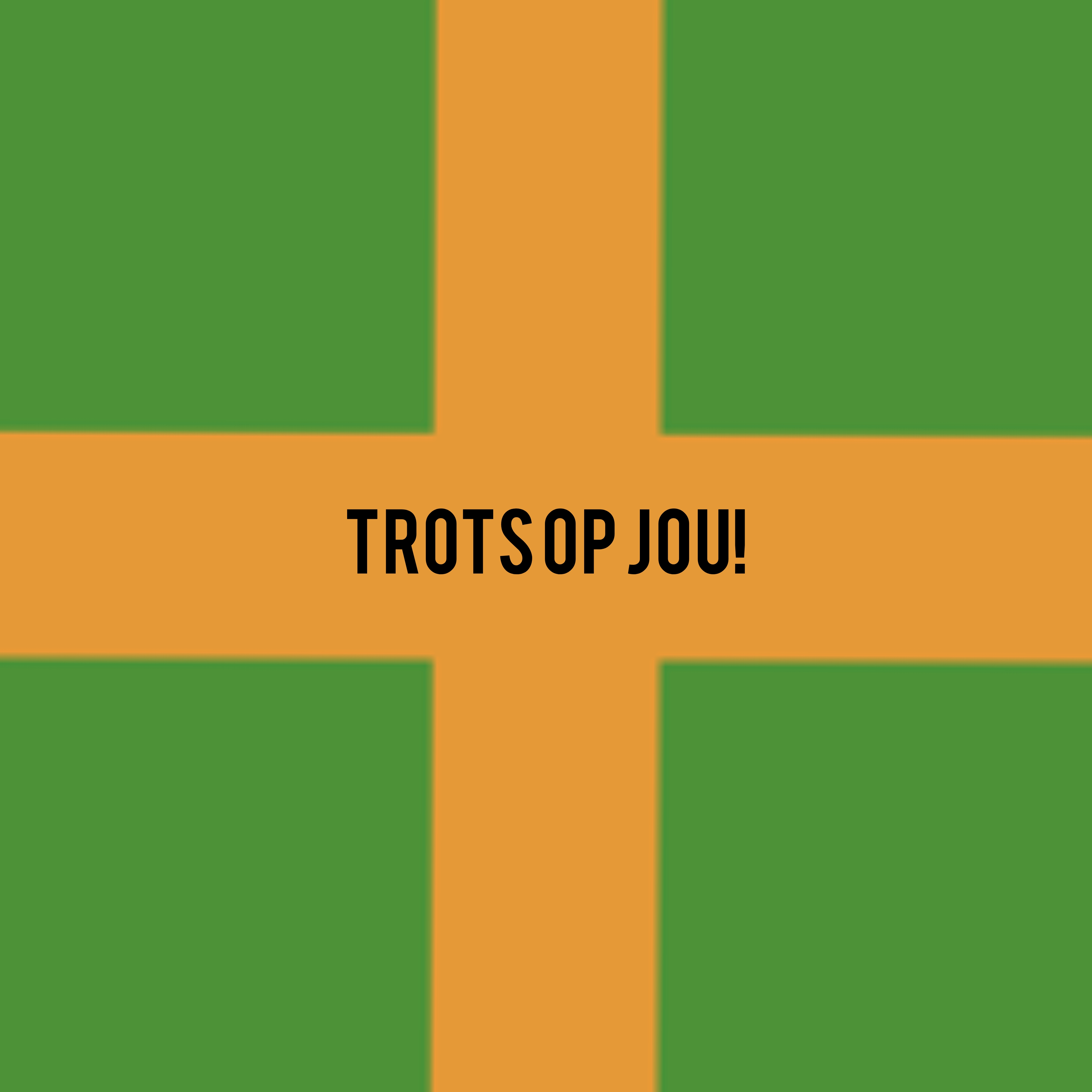 Cadeaulabel:  Trots op jou!