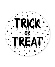 Raamsticker: Trick or treat