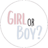 Sticker: Keuze Girl or Boy