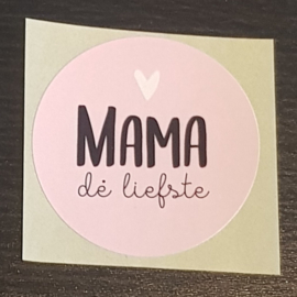 Sticker: Mama de liefste 