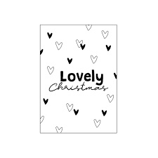 Kleine cadeaukaart: Lovely christmas