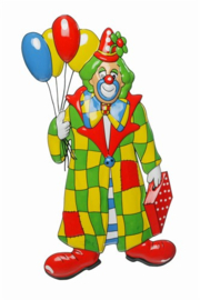 Muurdecoratie clown