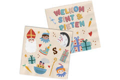 Servetten: Welkom Sint & Pieten