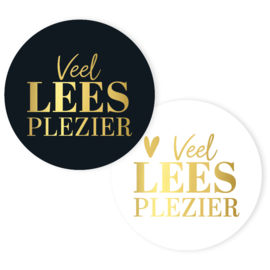 Stickerset: Veel leesplezier (2 varianten)