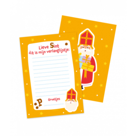 Verlanglijstje:  Sinterklaas  (vrolijk welkom)