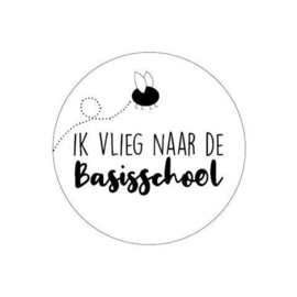 Sticker: Ik vlieg naar de basisschool