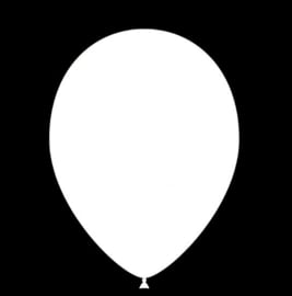 10 witte ballonnen