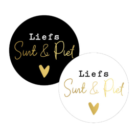 Stickerset: Liefs Sint & Piet (2 varianten)
