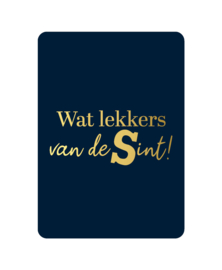 Ansichtkaart  : Wat lekkers van de Sint!
