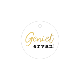 Cadeaulabel: Geniet ervan!