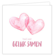 Wenskaart: Geluk samen
