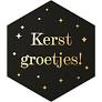 Sticker: Kerst groetjes!