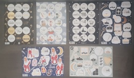 Voordeelset stickervellen: Sinterklaas