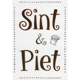 Wenskaart: Sint & Piet