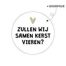 Sticker: Zullen wij samen kerst vieren?