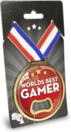 Medaille opener: Worlds best gamer