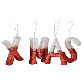 Letters glitter Xmas