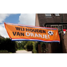 Vlag Wij Houden Van Oranje (2,2m)
