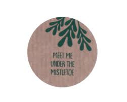 Sticker: Meet me under the mistletoe (ø35)