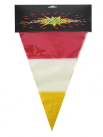 Vlaggenlijn rood-wit-geel (per vlag)