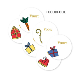 Stickerset: Voor: (sint) (6 varianten)