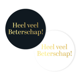 Stickerset: Heel veel beterschap! (2 varianten)