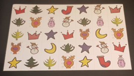 Stickervel Kerst