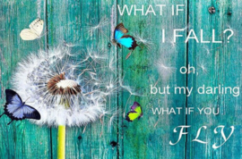 Diamond Painting Mona Lisa - What if you Fly - 40 x 50 cm - full cover