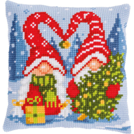 Kruissteekkussen - Gnomeskoppel - Vervaco