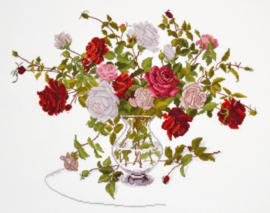 Borduurpakket - Bunch of Roses - Oven