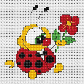 Borduurpakket - Little: Ladybug - Luca-S