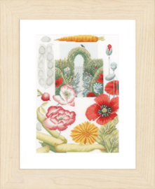 Borduurpakket - Vegetable Garden - Marjolein Bastin - Lanarte (weefstof)