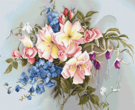 Borduurpakket - Bouquet with Bells - Luca-S