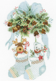 Borduurpakket Riolis - Bear, Cones and Deer