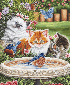 Borduurpakket - Splashing up some Fun - Letistitch