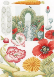 Borduurpakket - Vegetable Garden - Marjolein Bastin - Lanarte (weefstof)