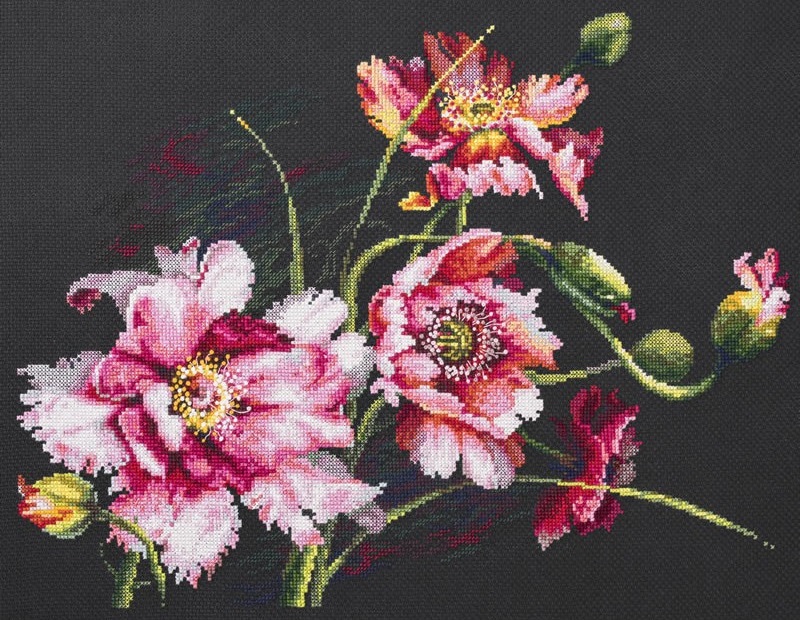 Borduurpakket Magic Needle - The Mystery of Poppies