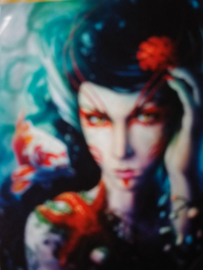 Diamond Painting Mona Lisa - Zeemeermin - 30 x 40 cm - full cover